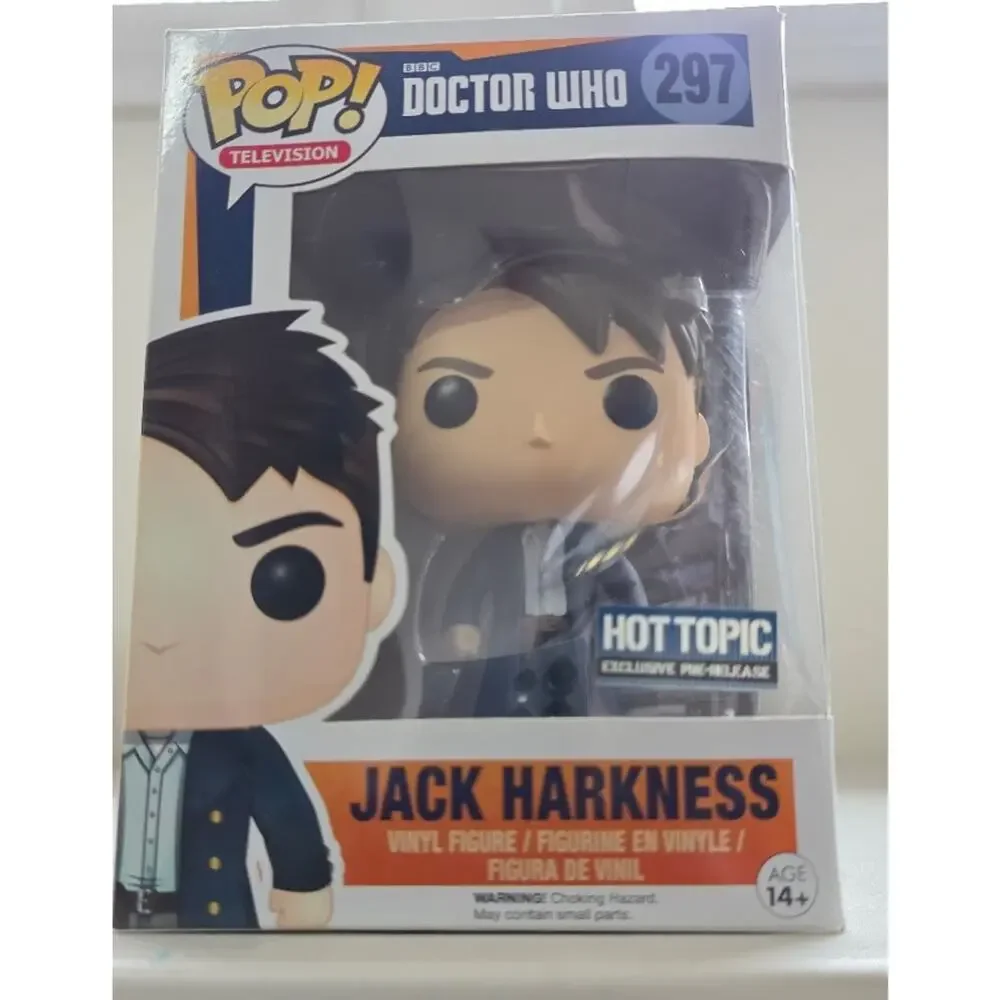 Funko Pop! Television BBC Doctor Who Jack Harkness #297 Hot Topic Vinyl NIB GG1 - Picture 1 of 5